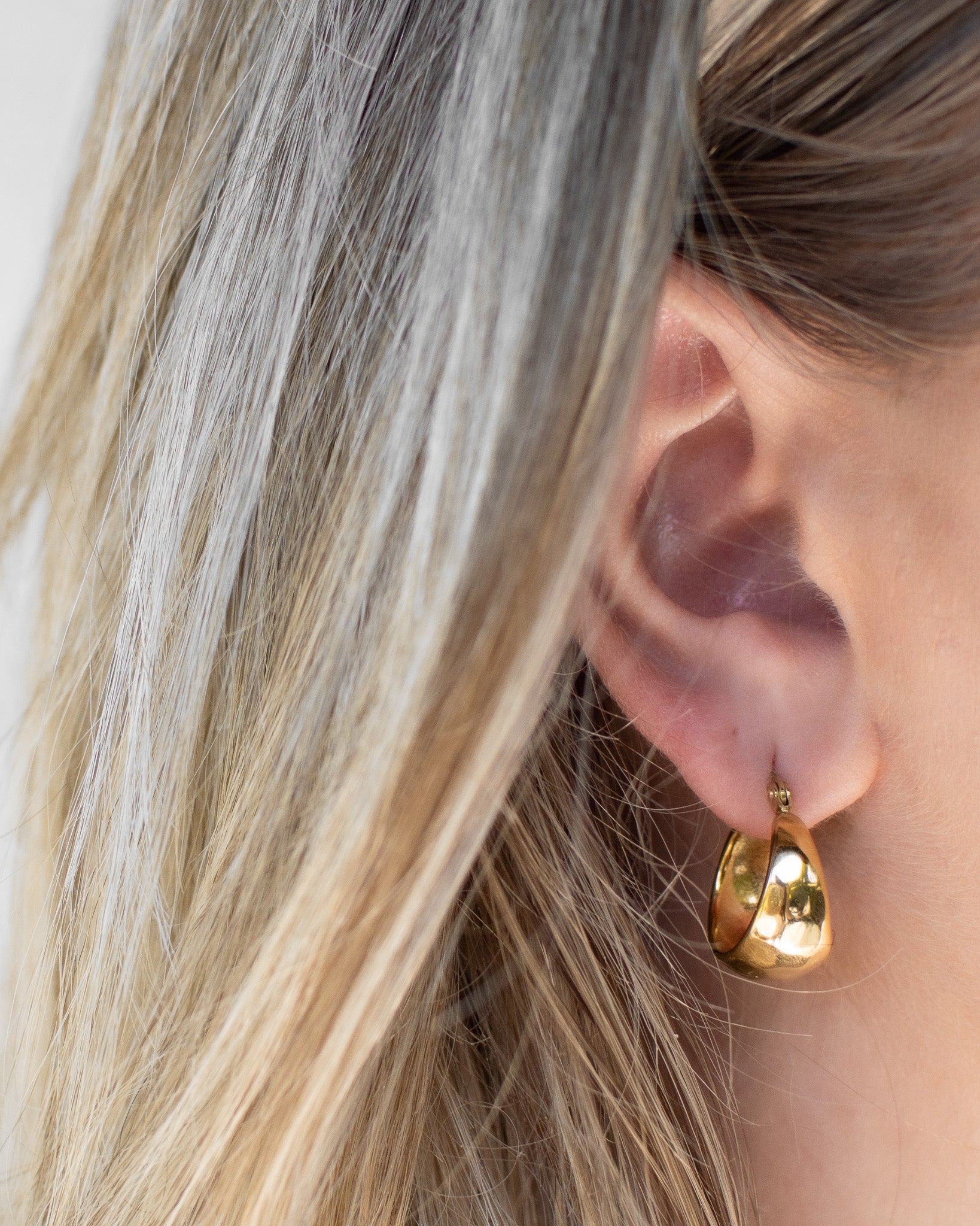 Astrid brede hoops - Solvej