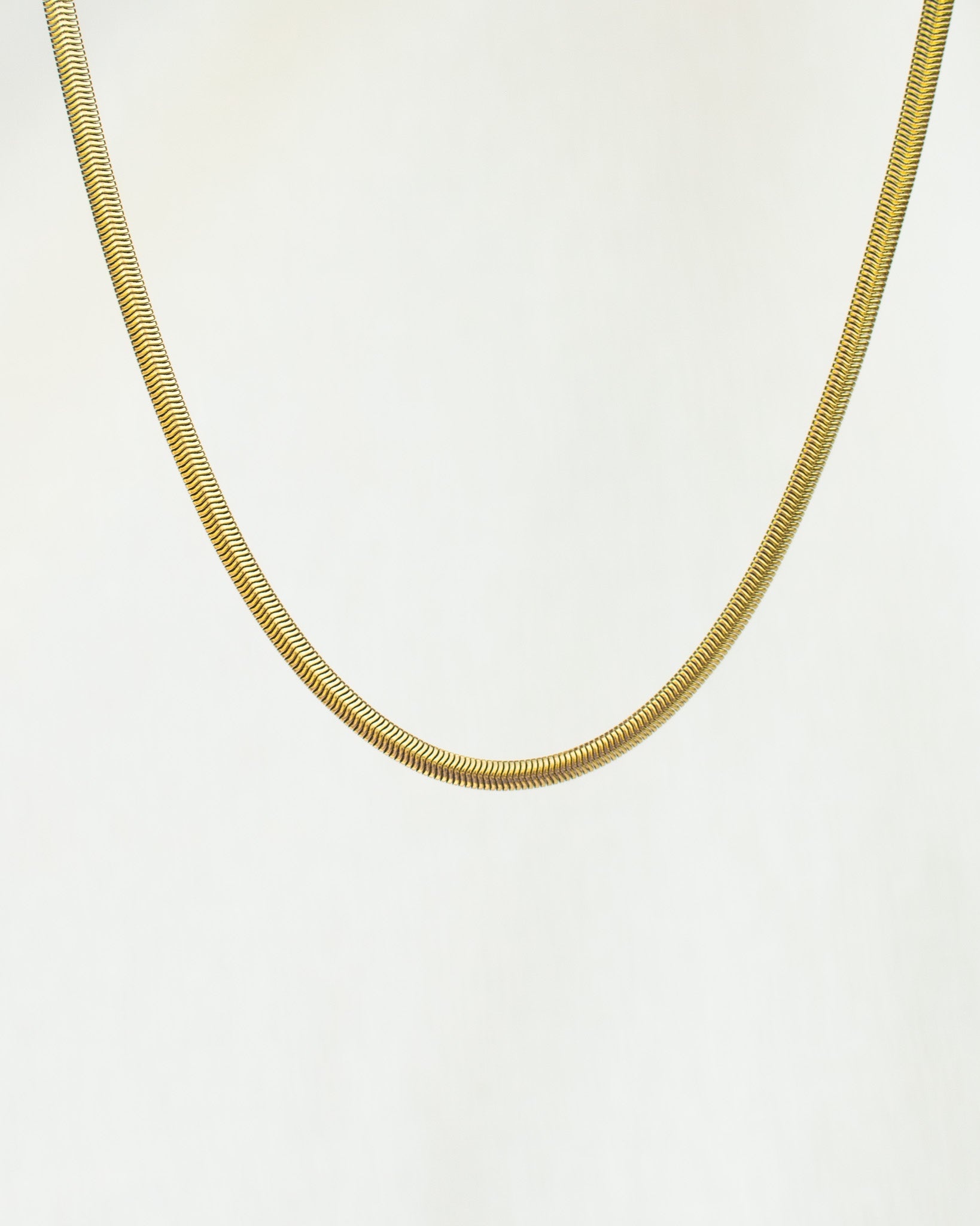 Emelie platte ketting - Solvej