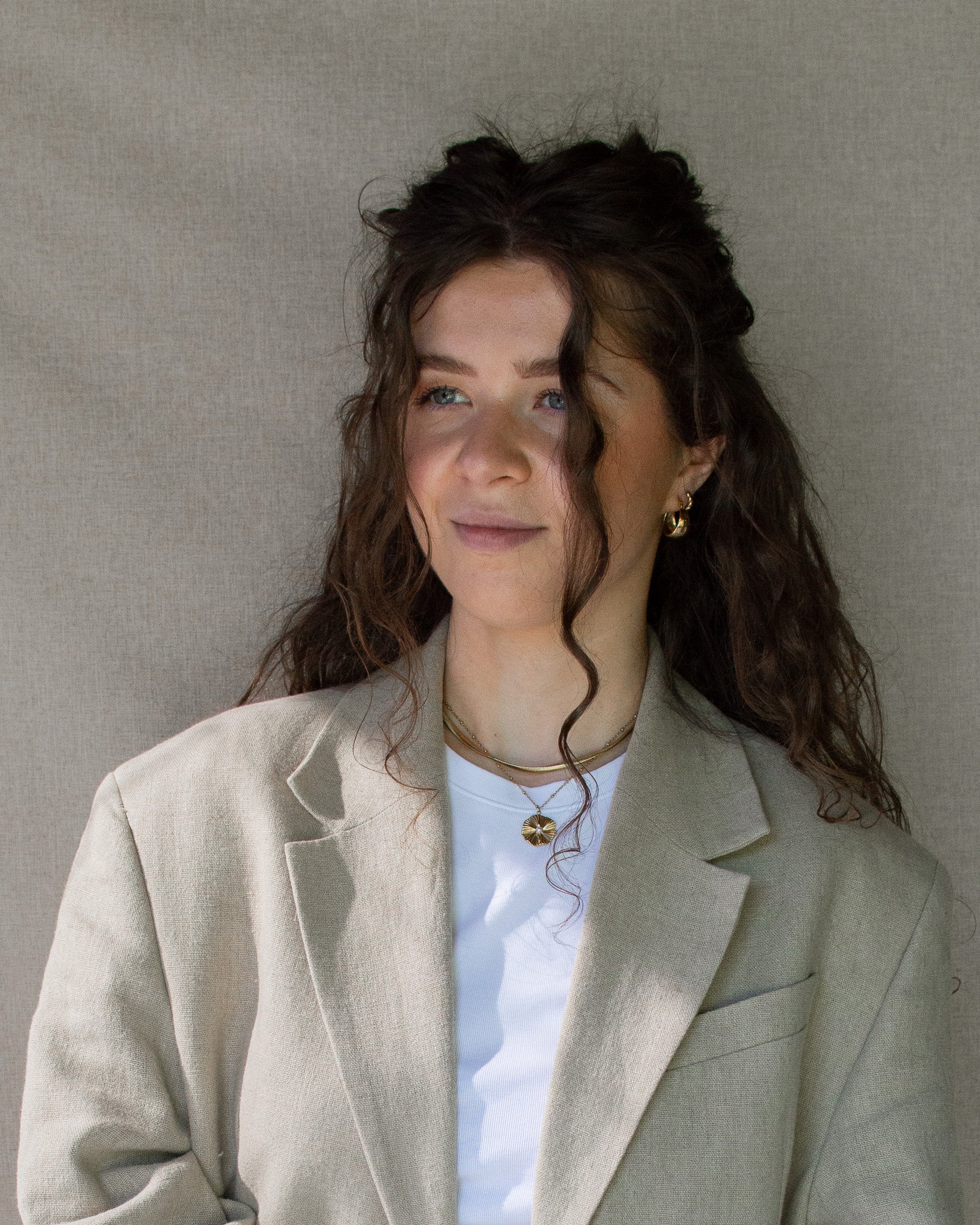 Astrid brede hoops - Solvej