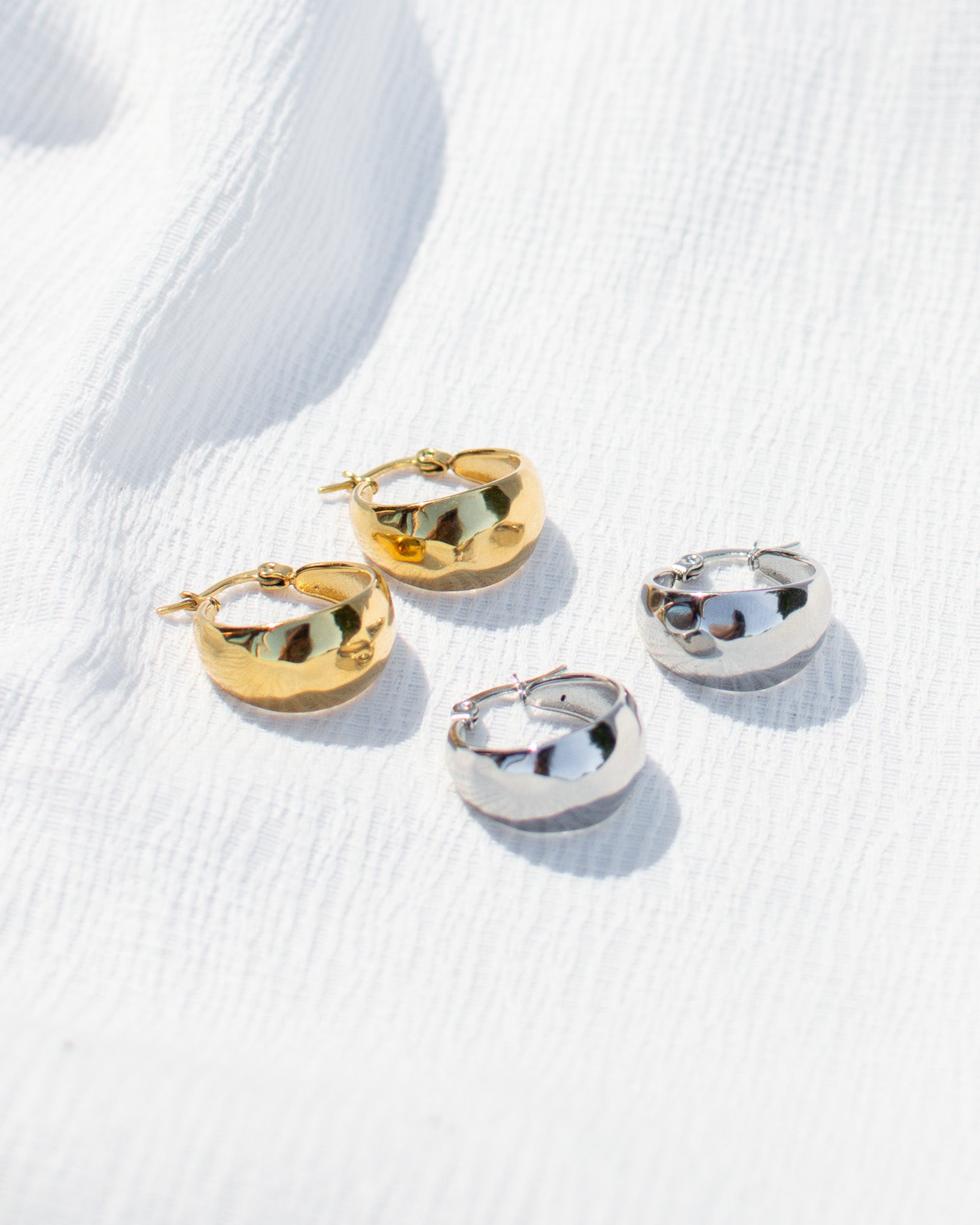 Astrid brede hoops - Solvej