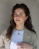 Silia parelbloem ketting - Solvej